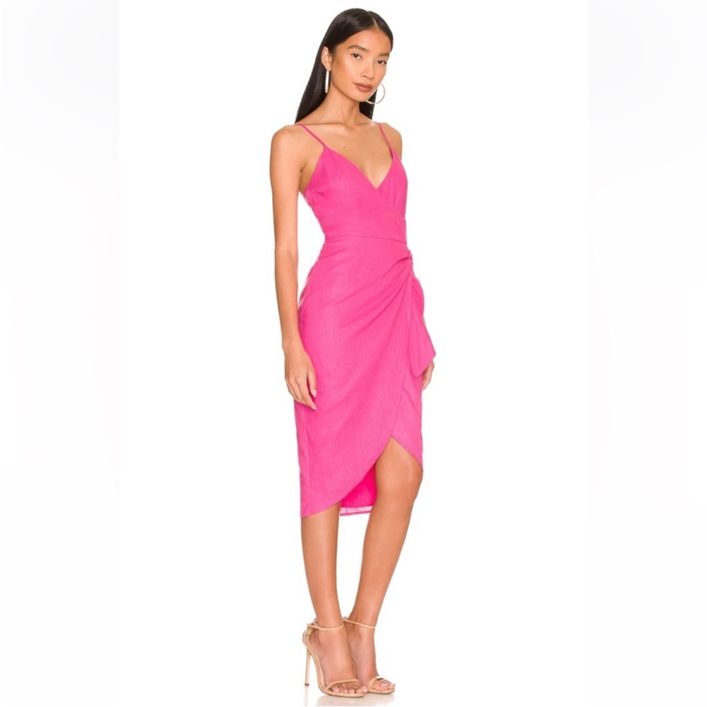 NWT Lover and Friends Revolve orchid Pink Midi Dress valentines